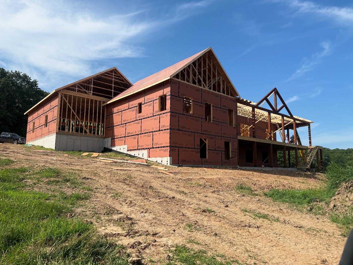 Martin Roofing and Construction Work in Progress project